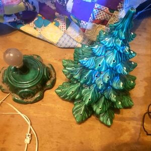 Vintage ceramic tree that lights